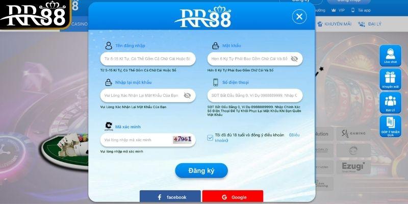 Hướng dẫn cách tham gia cá cược casino RR88